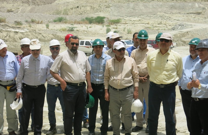 بازدید مدیر عامل شرکت توسعه منابع آب و نیروی ایران از سد کهیر